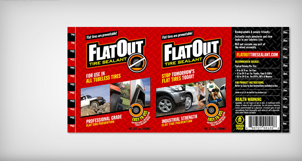 FLAT OUT TIRE SEALANT